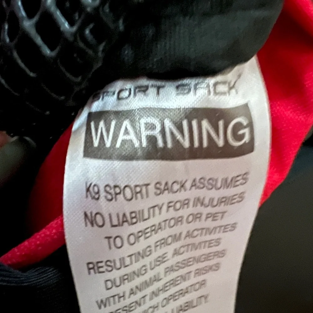 K9 SportSack for Small-sized Dogs, RED